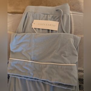 Cozy Earth Women's Bamboo Stretch-Knit Pajama Pant - Powder Blue